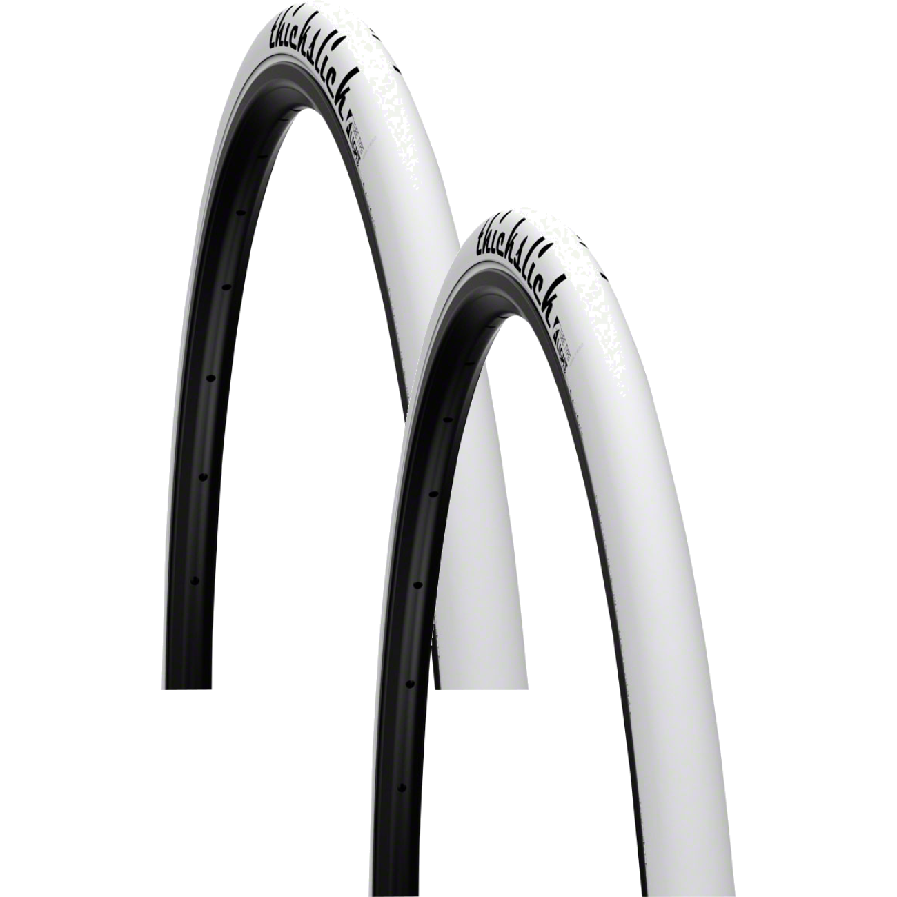 Pack of 2 WTB ThickSlick Tire 700 x 25 Clincher Wire White Comp Road Bike W010-0645