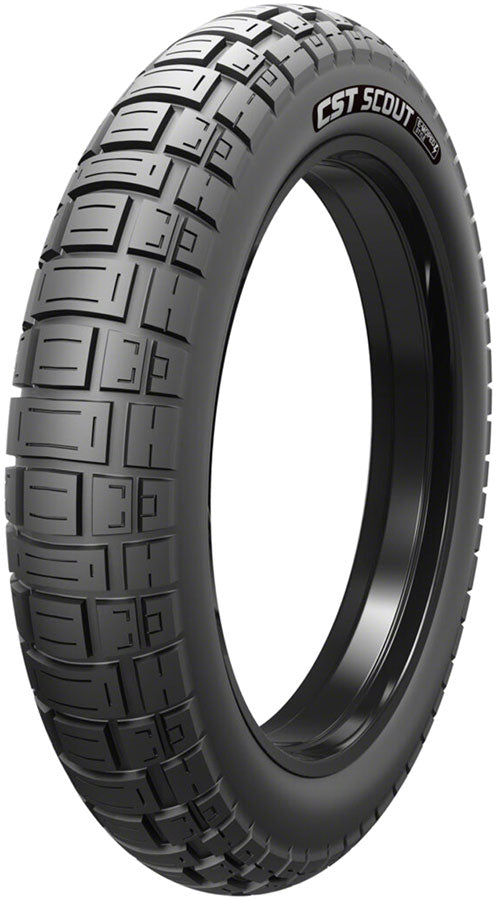 CST Scout Tire - 20 x 4, Clincher, Wire, Black, Ebike TB00477700