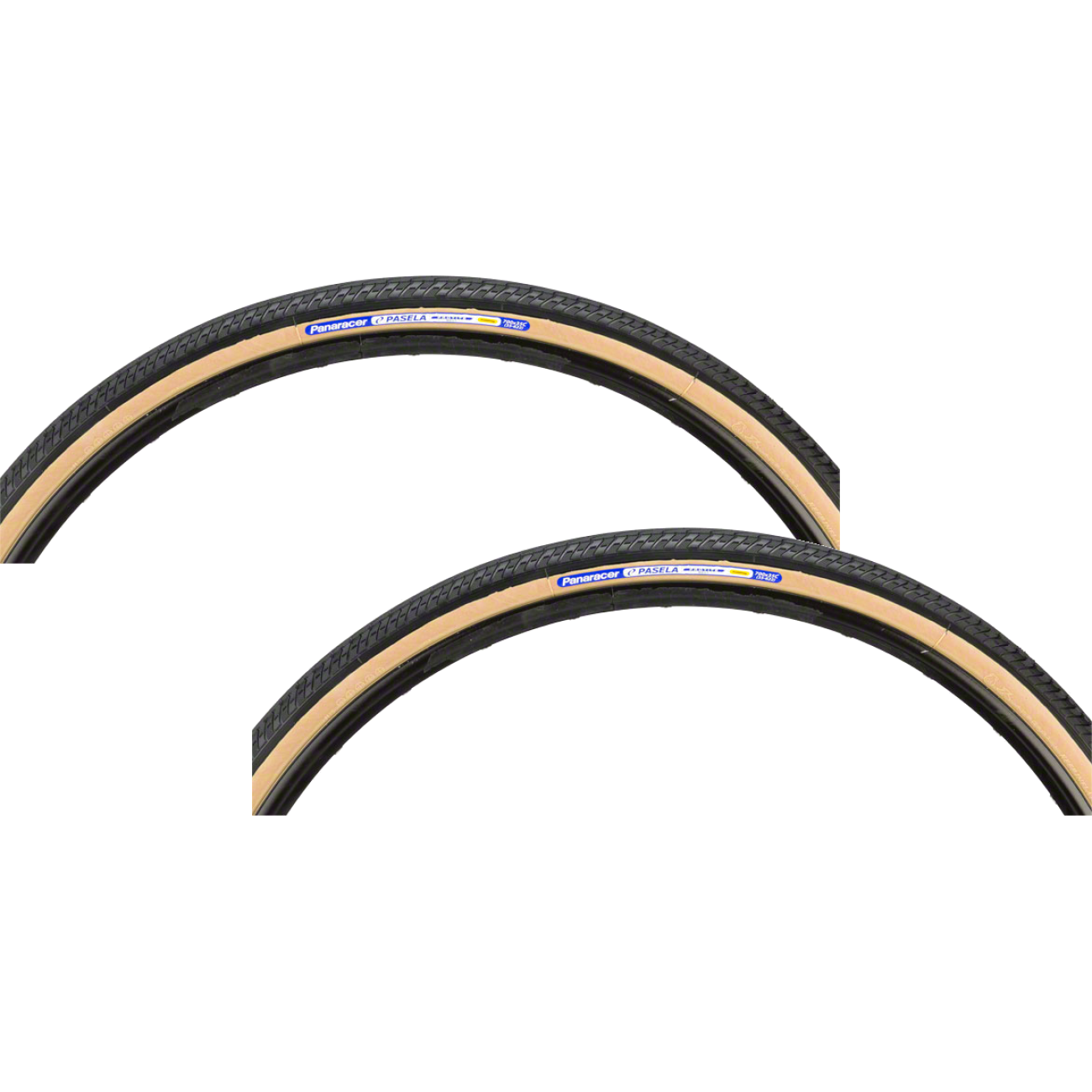 Pack of 2 Panaracer Pasela ProTite Tire 700 x 35 Clincher Wire Black/Tan AW735-LX-18PT2