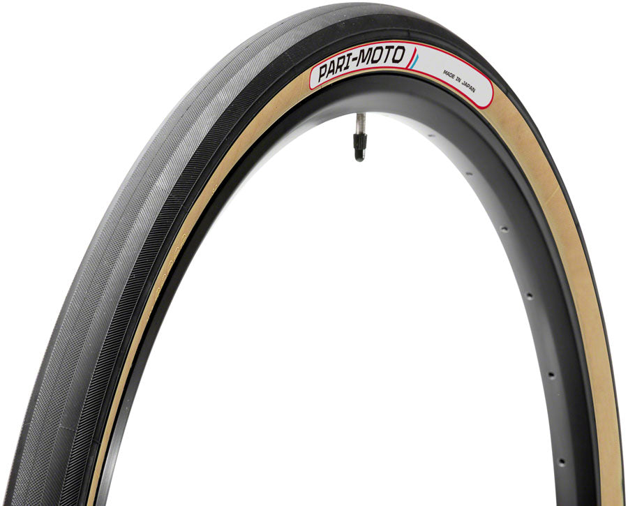 Panaracer Pari-Moto Tire - 650b x 48, Clincher, Folding, Black/Amber RF650B48BLX-PM