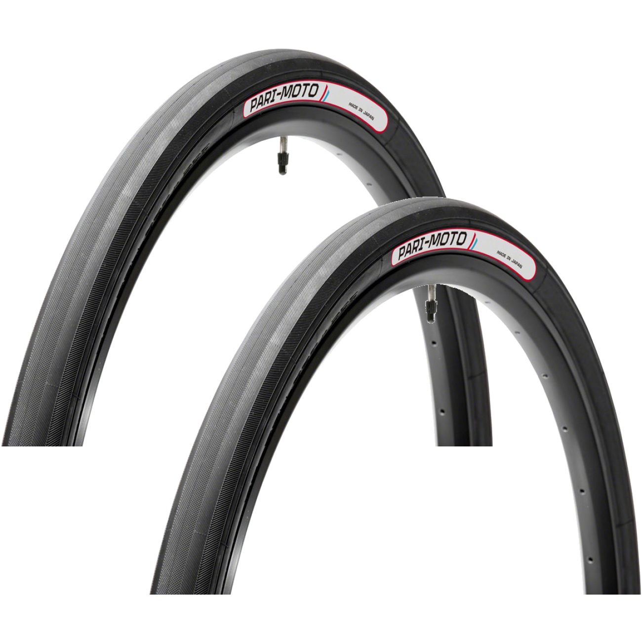 Panaracer Gravel Tire Pack of 2 PariMoto 650b x 48 Clincher Folding Black RF650B48LX-PM
