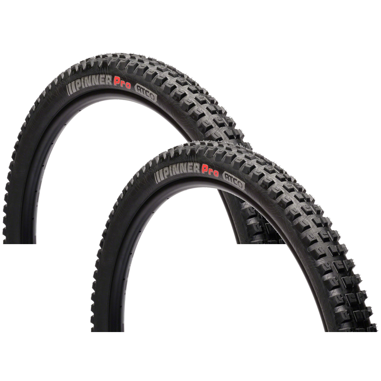 Kenda Pinner Pro Tires 29 x 2.4 Tubeless Folding Black ATC Pack of 2 075V5552