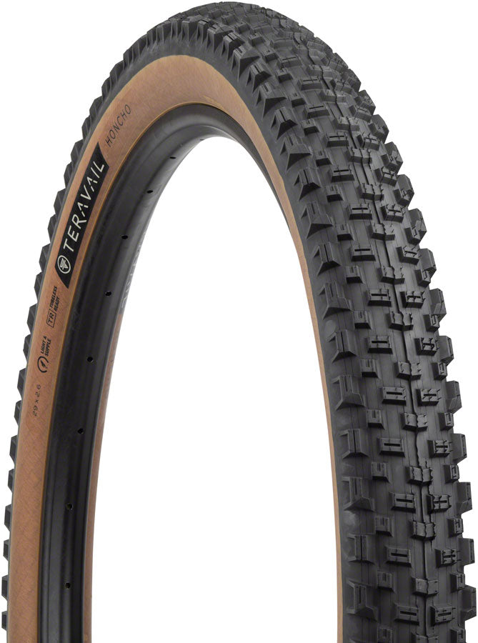 Teravail Honcho Tire 29x2.6 Tubeless Folding Tan Light and Supple Grip Compound 19-000053