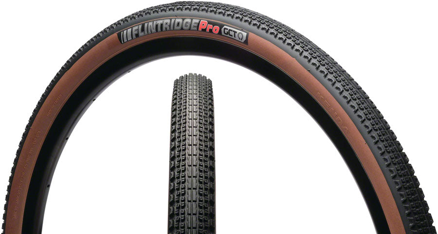 Kenda Gravel Tire Flintridge Pro 700 x 40 Tubeless Folding Coffee Sidewall 120tpi GCT 07795032