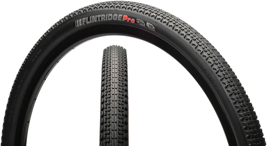 Kenda Gravel Tire Flintridge Pro 700 x 40 Tubeless Folding Black 120tpi Cyclocross 07799034