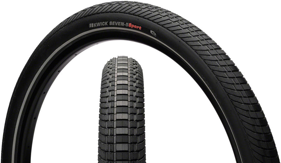 Kenda Kwick Seven.5 Tire 27.5 x 2 Clincher Wire Black/Reflective 60tpi KS 90016155