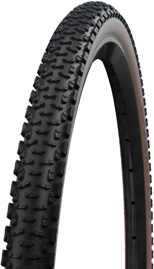 Schwalbe Gravel Tire G-One Ultrabite - 700 x 50, Tubeless, Folding, Black/Bronze, Performance Line, Race Guard, Addix 11654358