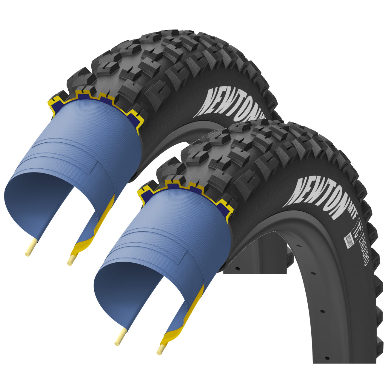 Pack of 2 Goodyear Newton MTF Tire 29 x 2.5 Tubeless Folding Black Enduro GR.015.64.622.V004.R
