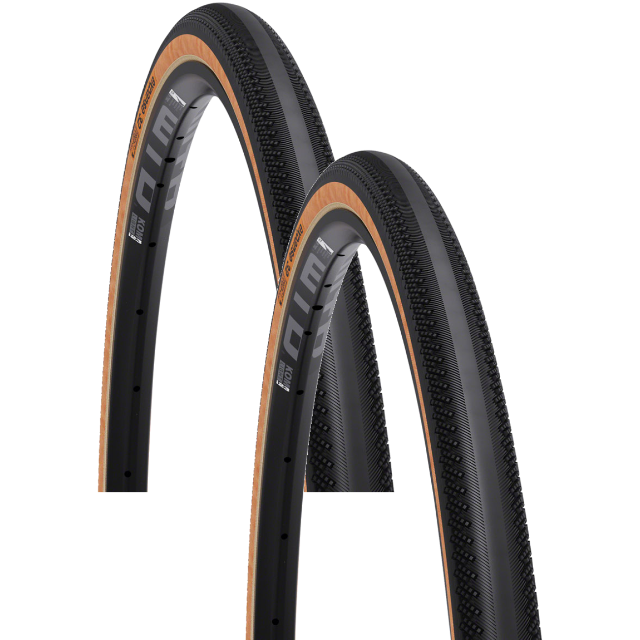 WTB Gravel Tire Pack of 2 Expanse 700 x 32 TCS Tubeless Folding Black/Tan W010-0816