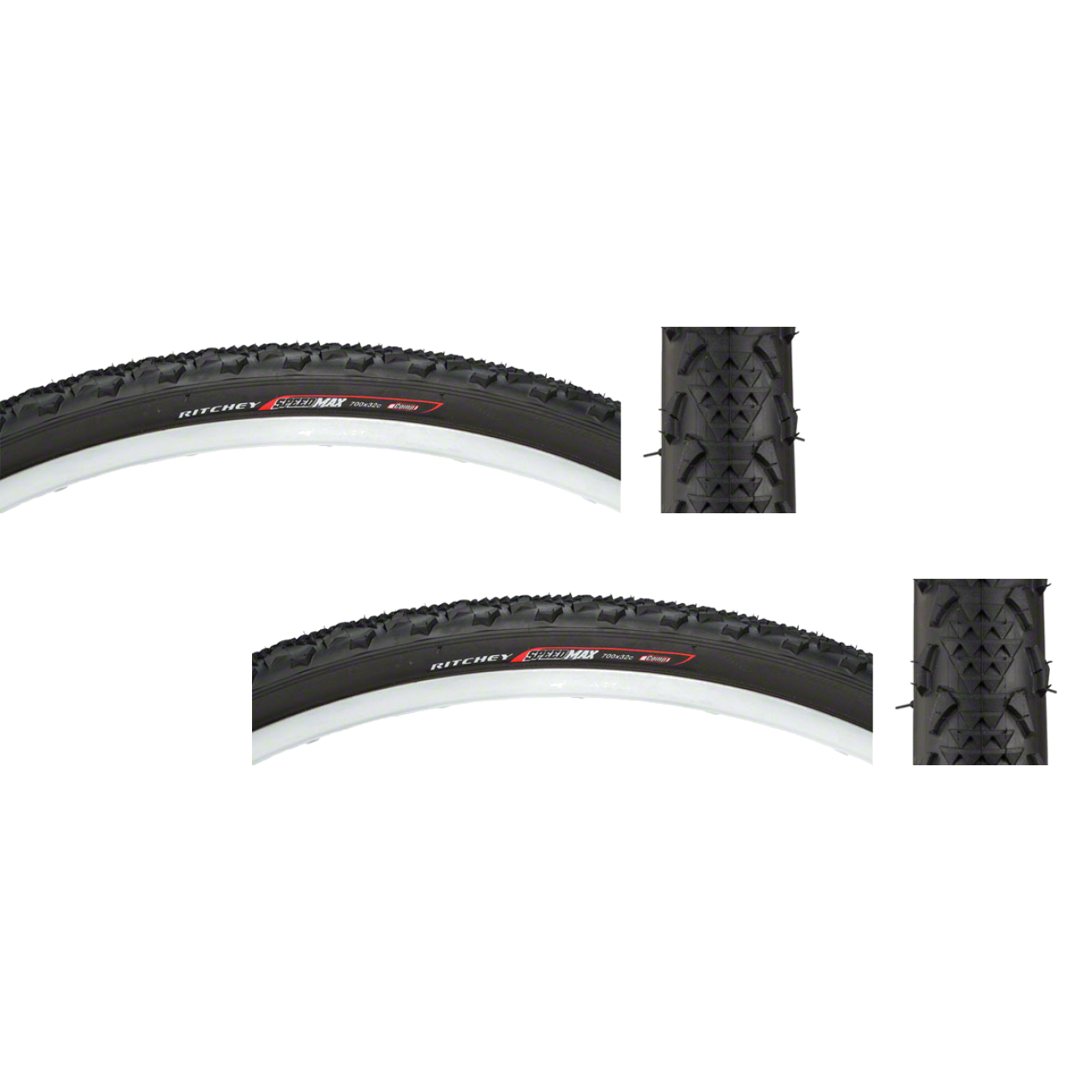 Pack of 2 Ritchey Comp SpeedMax Tire 700c x 35c Clincher Steel Wire Black 30tpi 46530817001