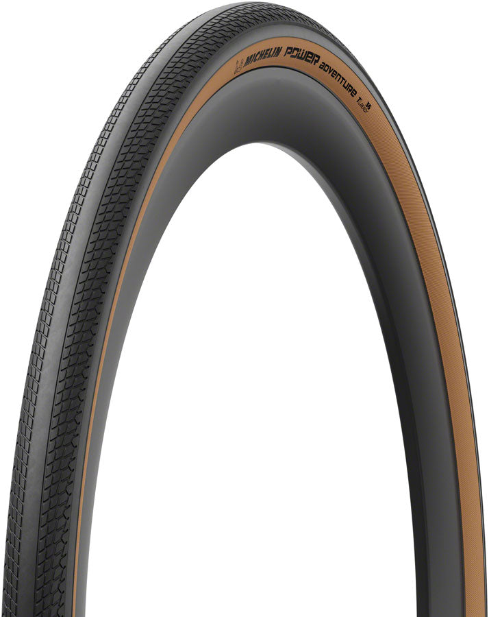 Michelin Gravel Tire Power Adventure - 700 x 48, Tubeless, Folding, Tan 12784