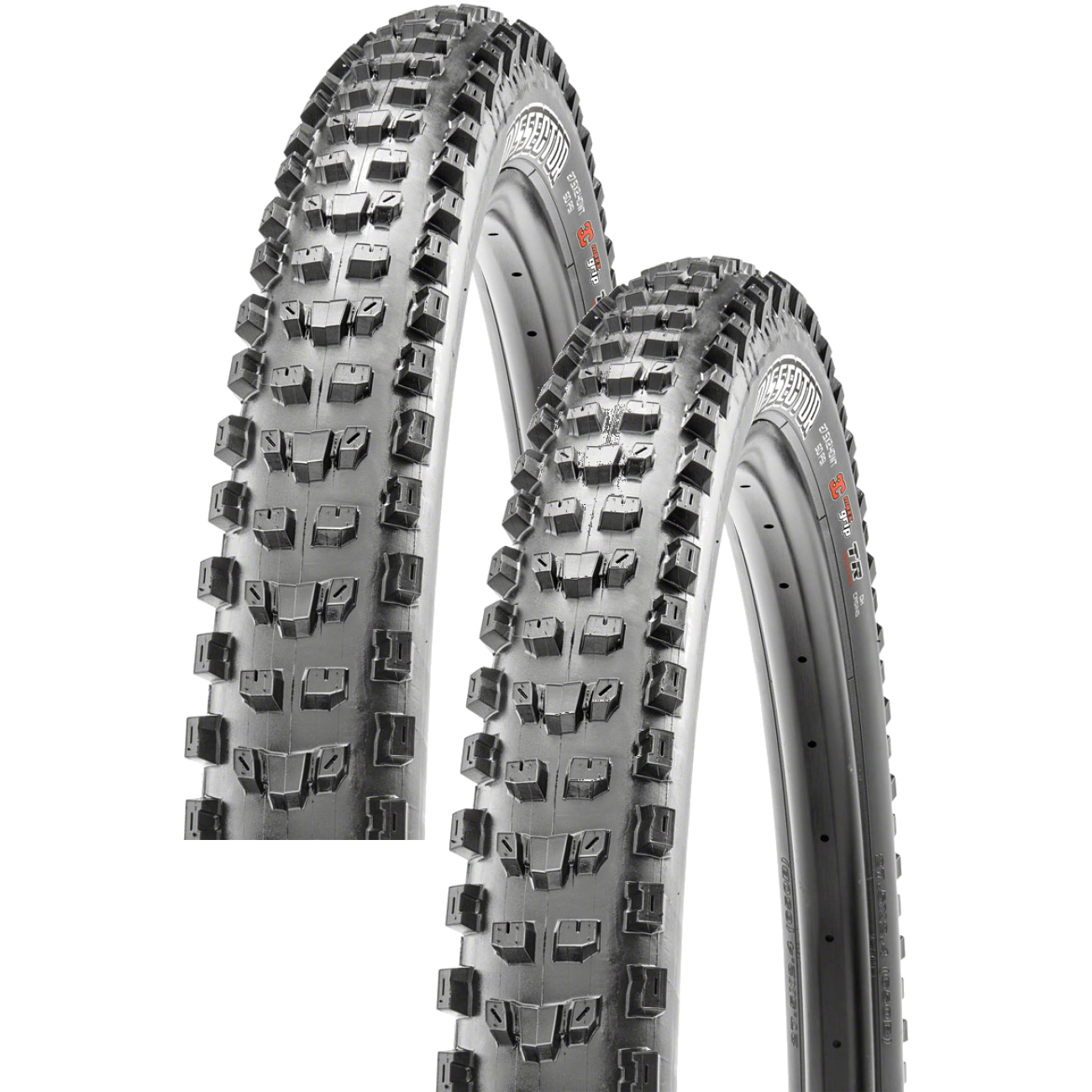 Pack of 2 Maxxis Dissector Tire 27.5x2.6 TubelessFolding3C Maxx Terra EXO+ TB00237100