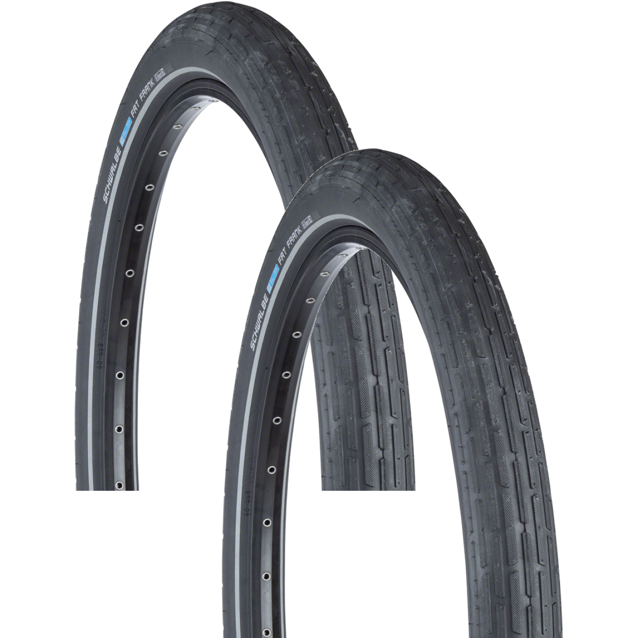 Pack of 2 Schwalbe Fat Frank Tire 26 x 2.35 Clincher Wire Active Line 11100181.01