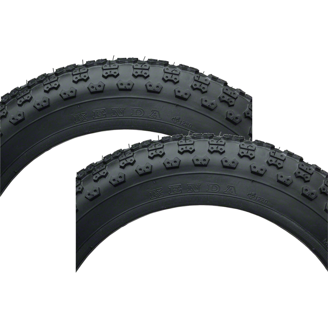 Pack of 2 Kenda K50 Tire 14 x 2.125 Clincher Wire Black 22tpi BMX Bike 520031
