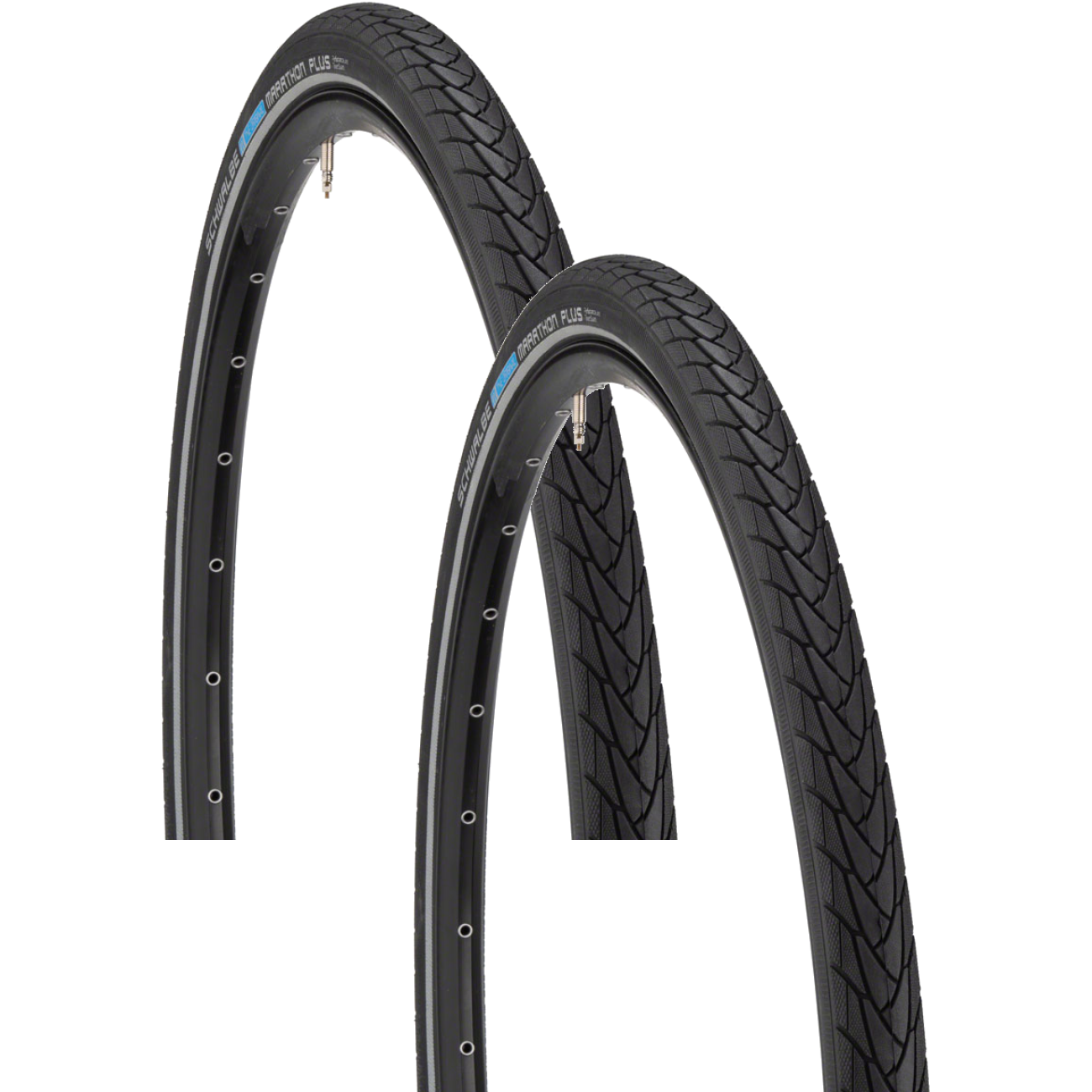 Schwalbe Marathon Plus Tires 700 x 25 Wire Performance Line Pack of 2 11100766.01
