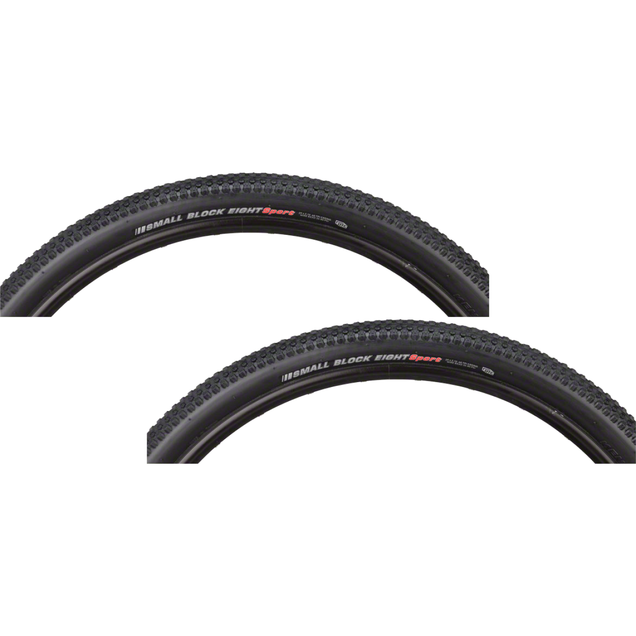 Pack of 2 Kenda Small Block 8 Sport Tire 29 x 2.1 Clincher Wire Black 7209125