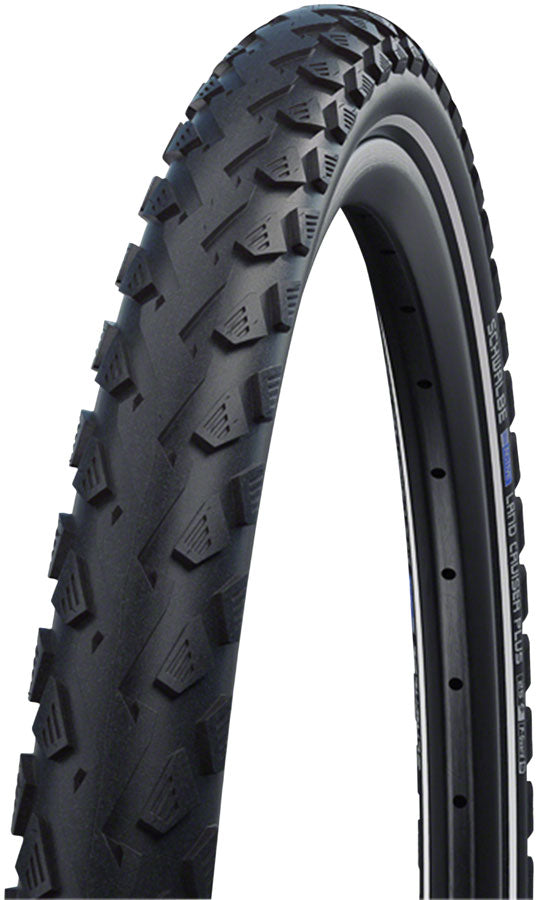 Schwalbe Land Cruiser Plus Tire - 700 x 50, Clincher, Wire, Black, PunctureGuard, Green Compound, E-25 11159235.01