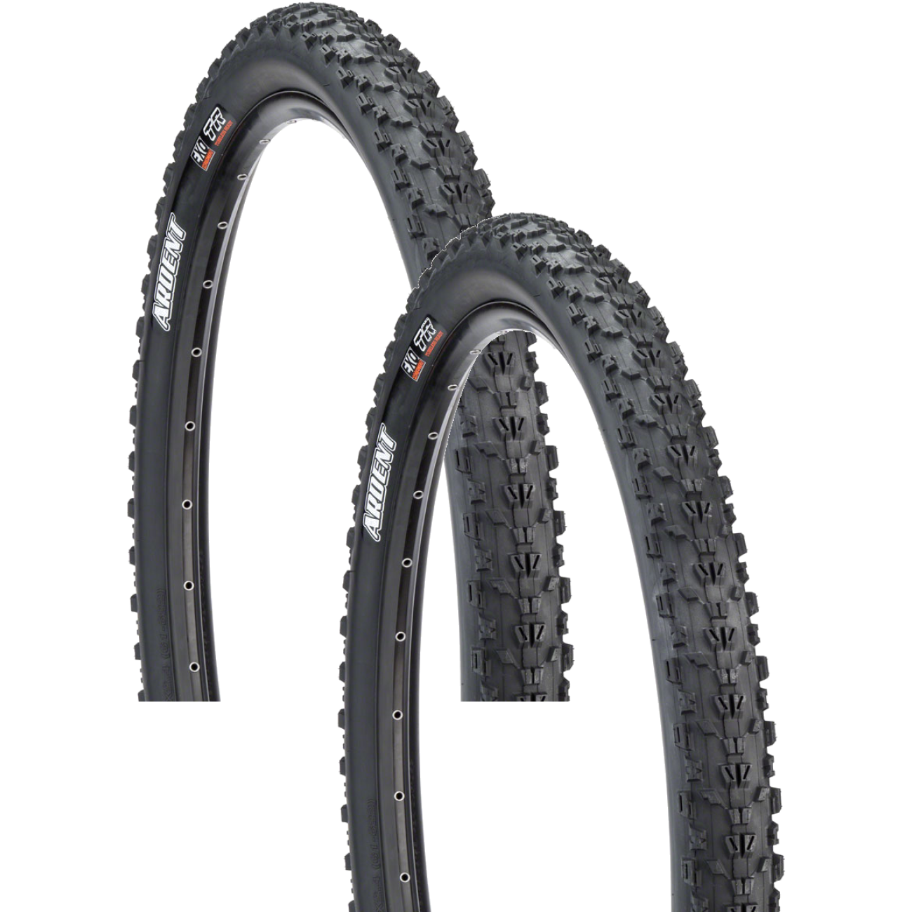Pack of 2 Maxxis Ardent Tire Tubeless Folding blk Dual EXO Casing Mountain Bike TB85955100
