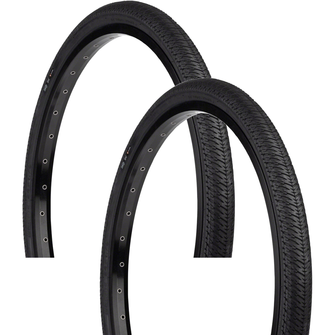 Pack of 2 Maxxis Dth Bmx Durable Tire 24 X 1.75 Silkworm Protection Black TB47649000