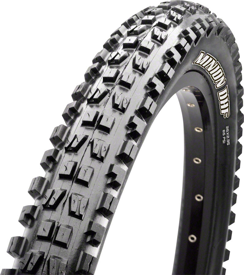 Maxxis Minion DHF Tire 24 x 2.4 Clincher Folding Black Dual Mountain Bike TB00153100