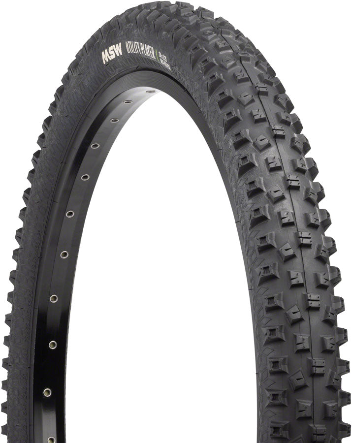 MSW Utility Player Tire - 24 x 2.25, Black, Rigid Wire Bead, 33tpi 17-000407