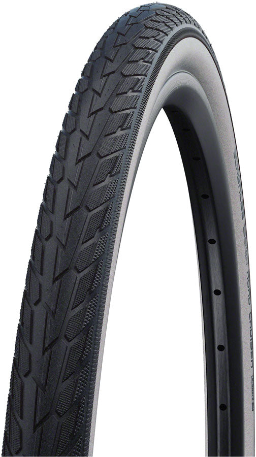 Schwalbe Road Cruiser Tire 26x1.75 Clincher Wire White/Black KGuard Green 11101265