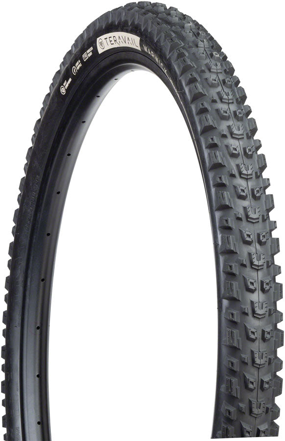 Teravail Warwick Tire 29 x 2.3 Tubeless Folding Black Durable Grip Compund 19-000334