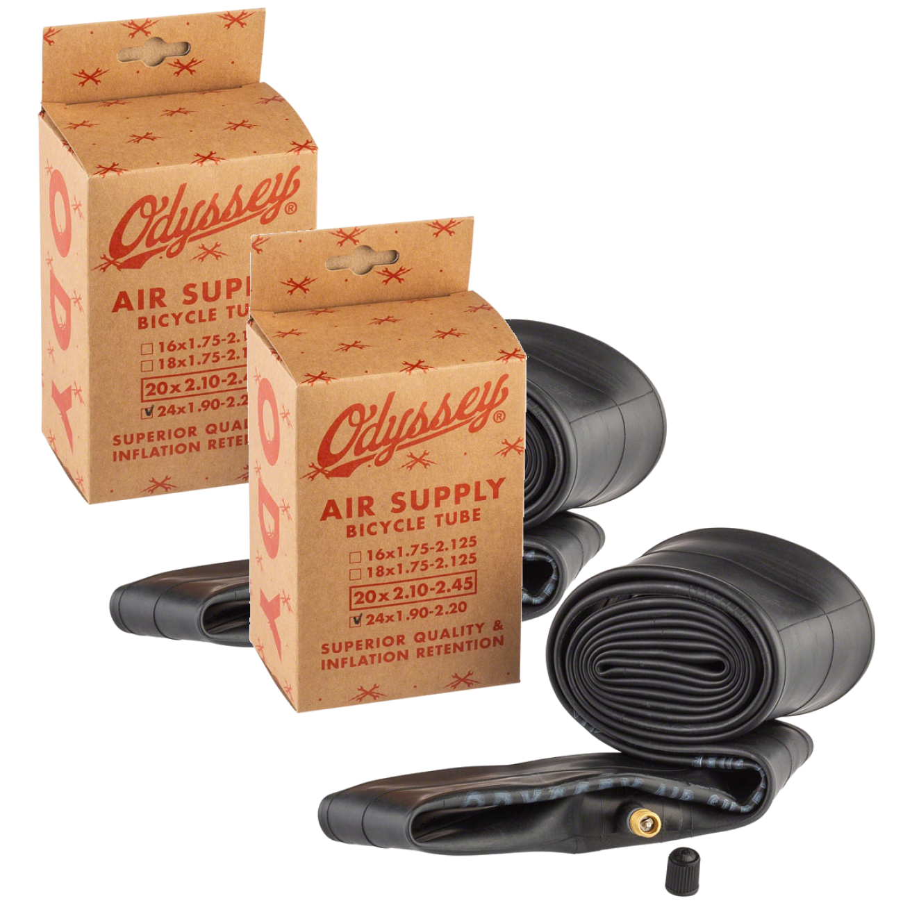 Pack of 2 Odyssey Air Supply Tube - 24", 1.90-2.20"