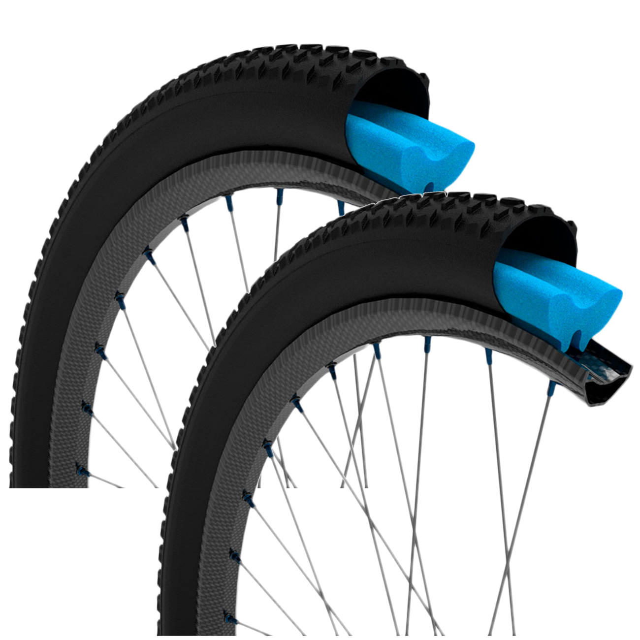 Pack of 2 Tubolito Tubo Road Tube - 700 x 18-28mm, 42mm Presta Valve