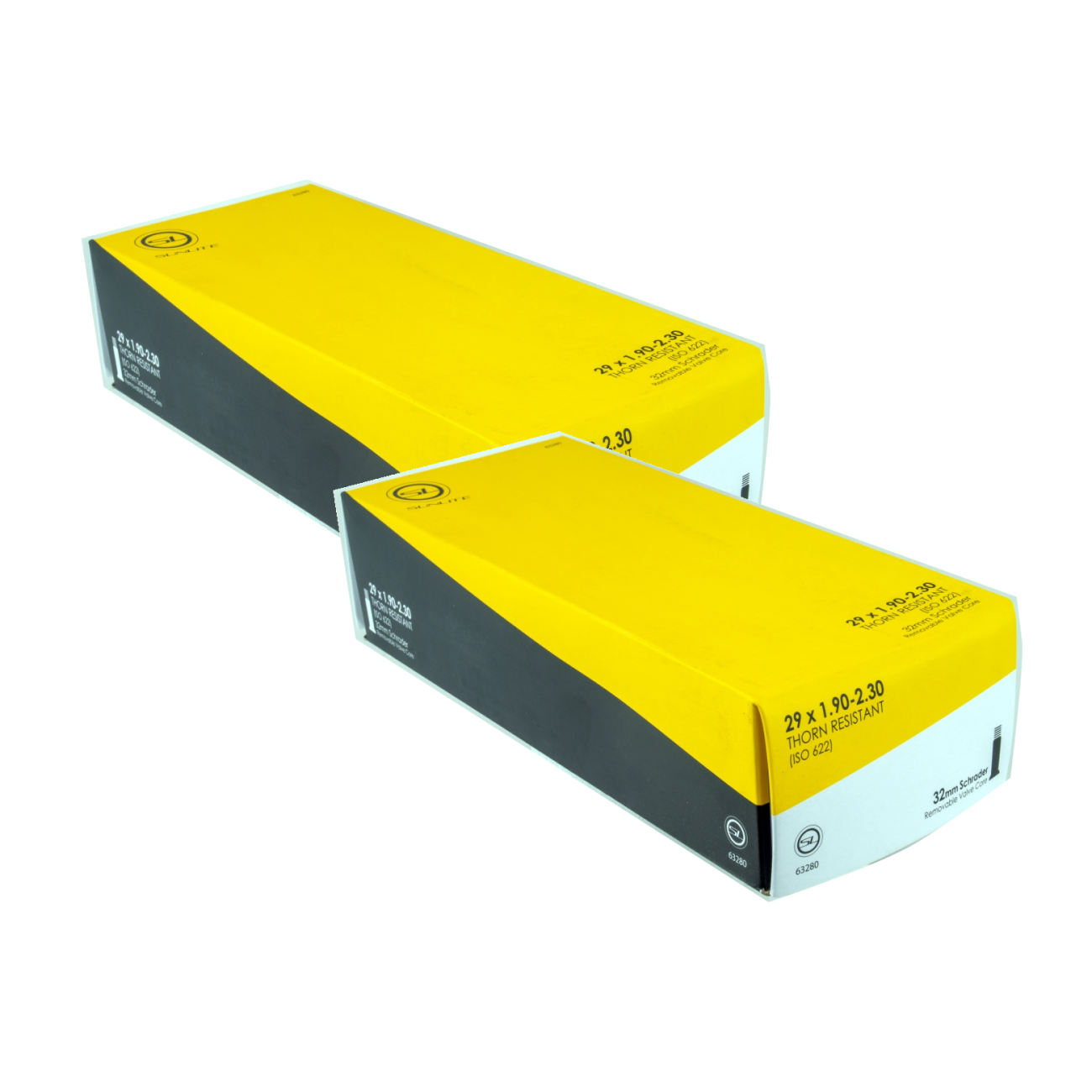 Pack of 2 Sunlite Thorn Resistant Schrader Valve 29x1.90-2.30 SV 32mm 0d