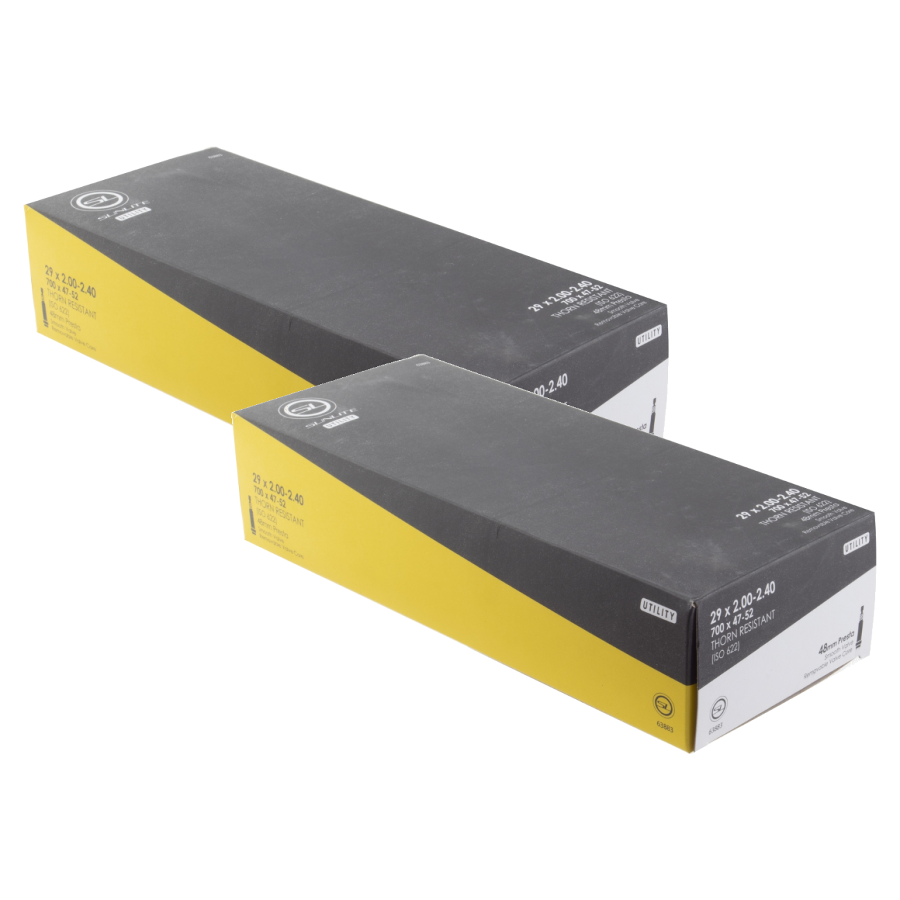 Sunlite Utili-T Thorn Resistant Tubes - 29 x 2.00-2.40, Presta Valve, Pack of 2