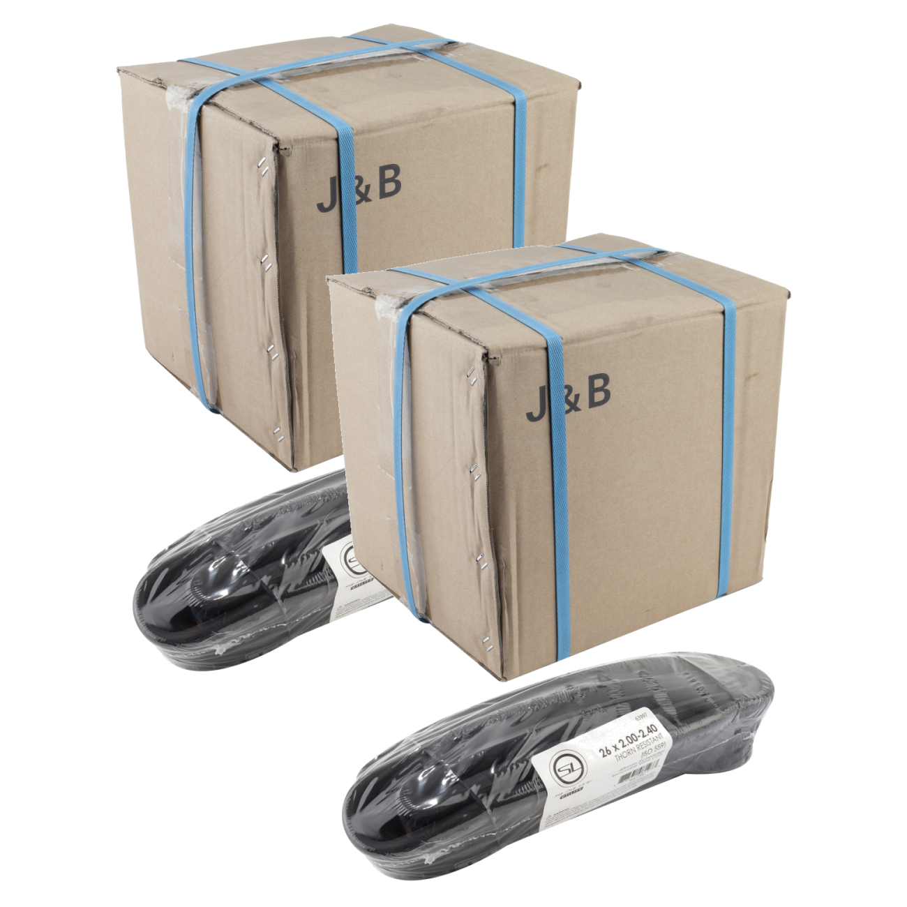 Sunlite Utili-T Bulk Thorn Resistant Tubes - 26 x 2.00-2.40, SV 48mm, Pack of 2