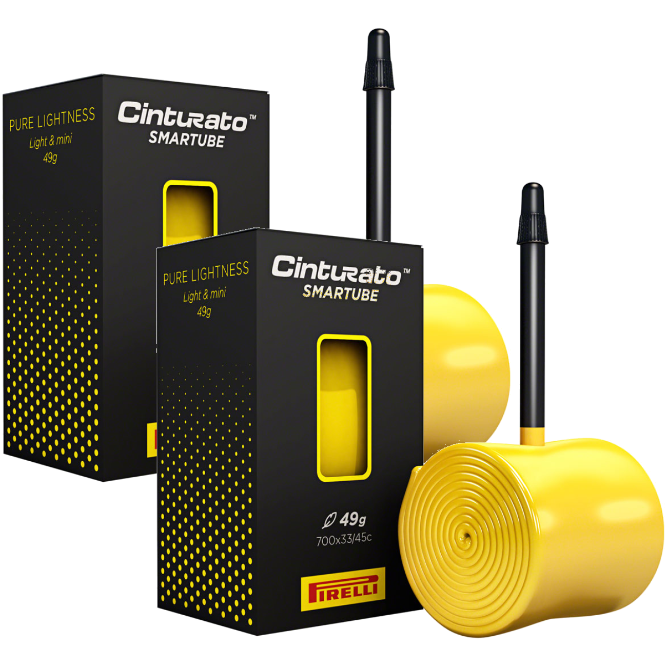 Pirelli Cinturato SmarTube Tubes - 700 x 33-45mm, 60mm Presta Valve, Pack of 2