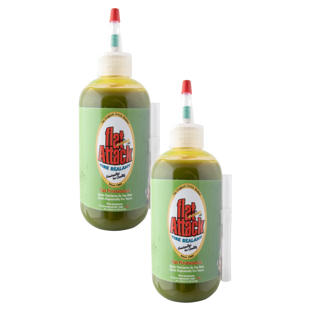 Pack of 2 Flat Attack Sealant: 8oz Bottle