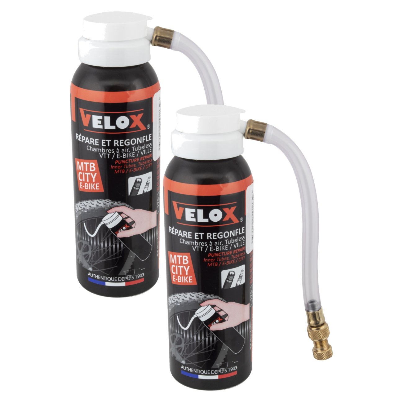 Pack of 2 Velox Tire Sealer 125ml Tube Only