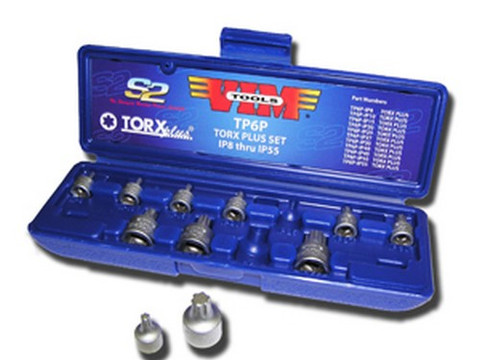 Vim Tools 11-Piece Torx Plus Socket Bit Driver Set (TP6P)