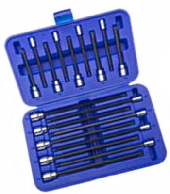 Vim Tools 18 Piece Extra Long Torx Specialty Set S2 Steel Bits (V458L)