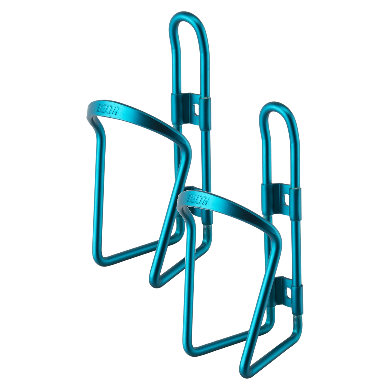 Pack of 2 Delta Alloy Cage Standard Teal Alloy Braze-on