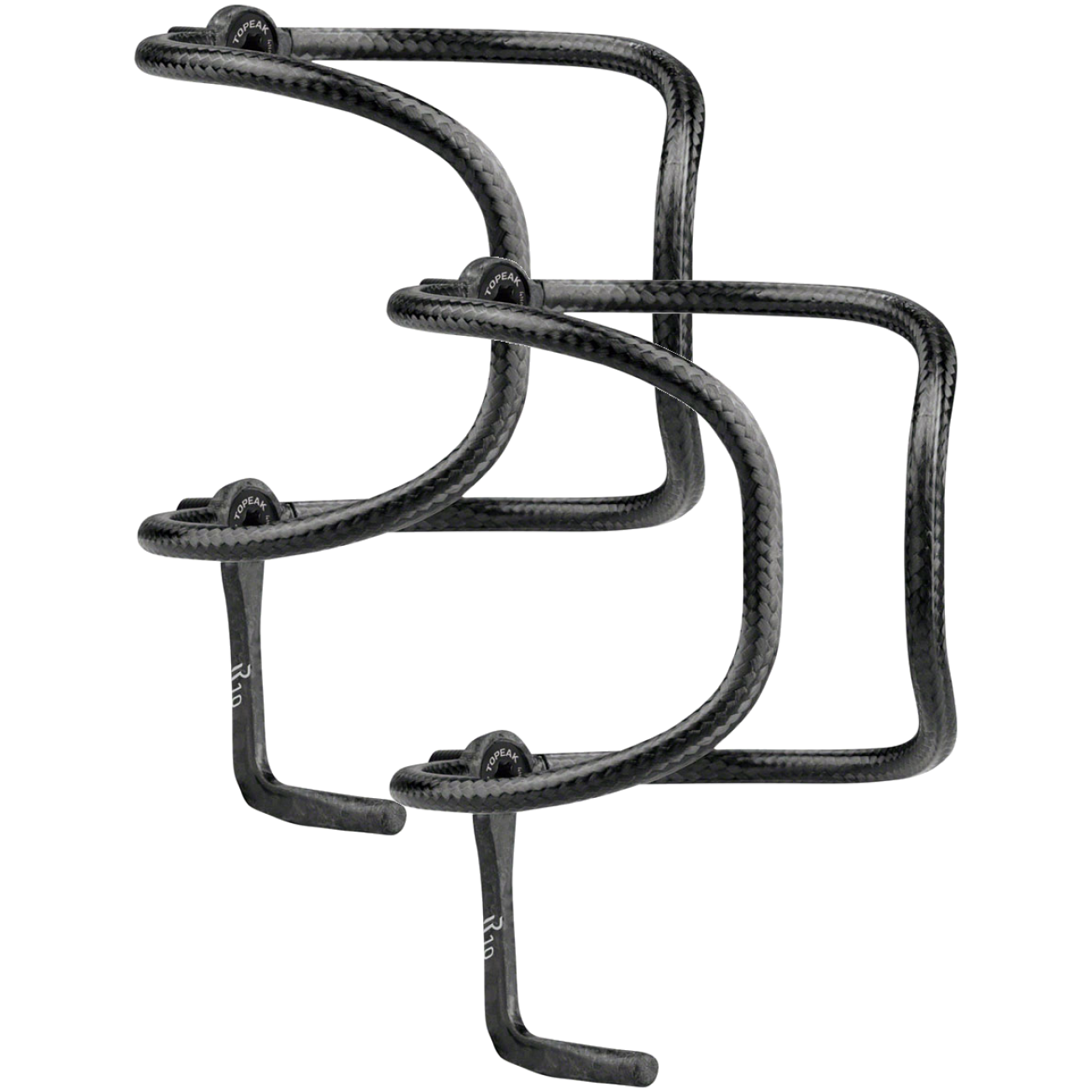 Pack of 2 Topeak Feza Cage - Tubular Carbon, R10 Road, Black
