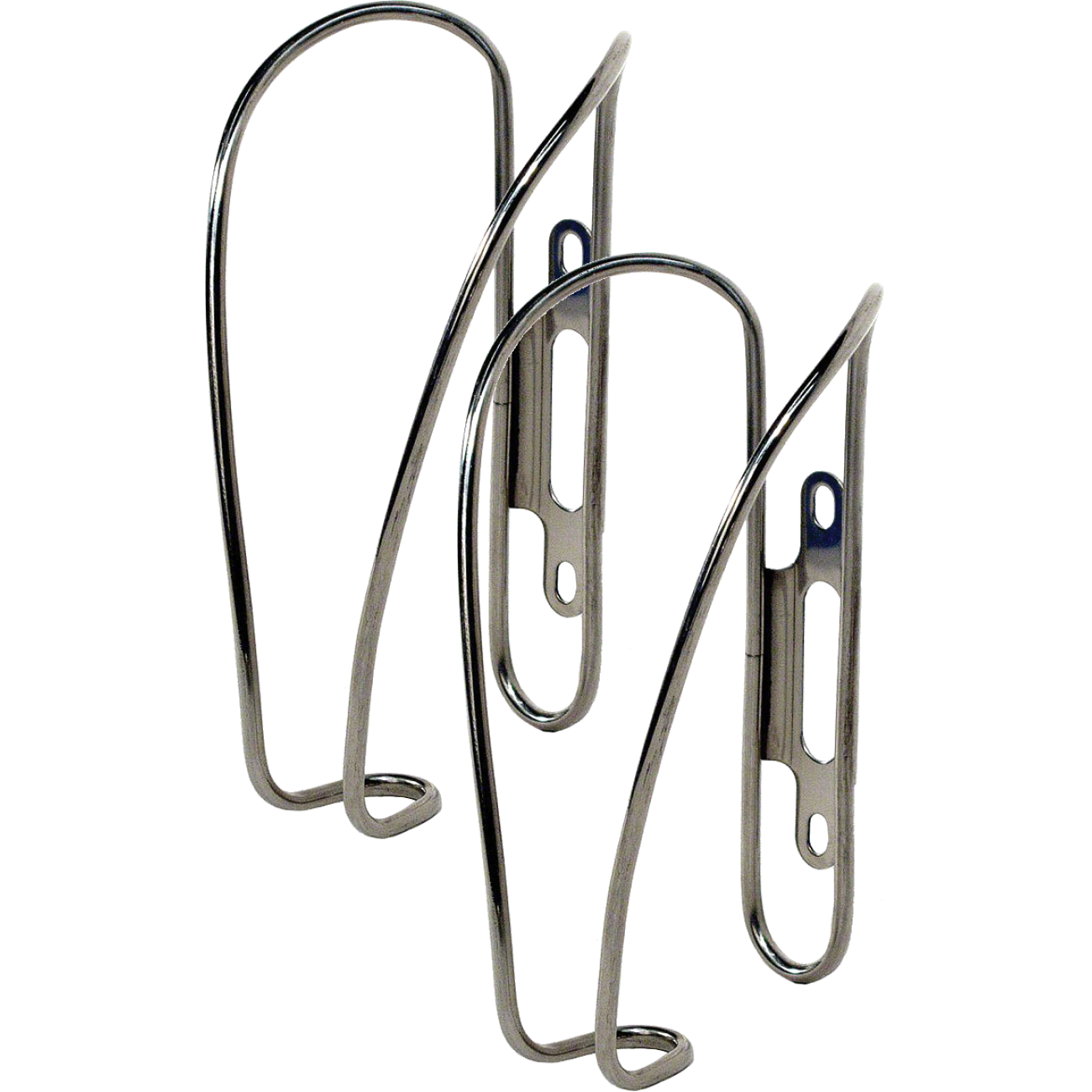 2 Pack Velo Orange Moderniste Water Bottle Cage For Bicycle Polished Stainless