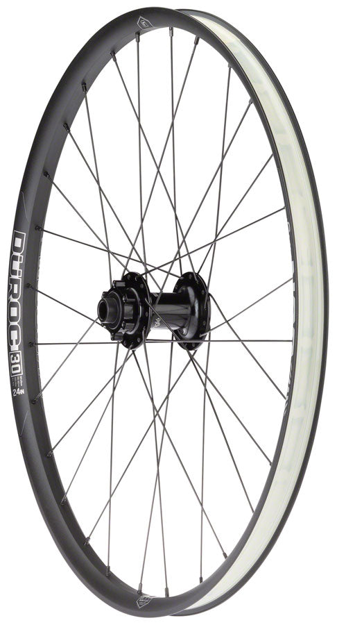 Sun Ringle Duroc 30 JUNIT Alloy Front Wheel 24in 15/QRx100mm 6-Bolt TCS Black