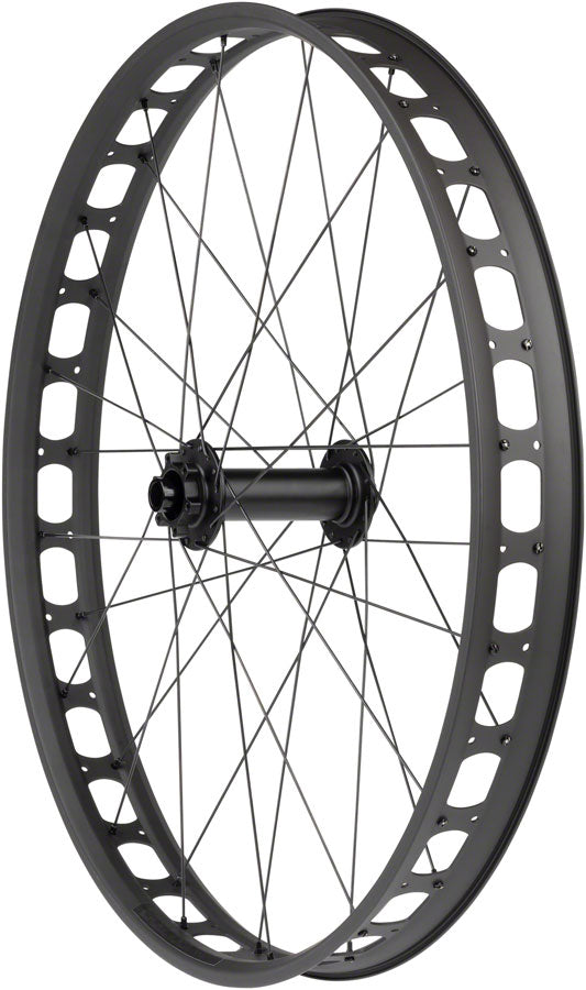 Quality Wheels Blizzerk Fat Front Wheel 27.5in 15x150mm 6-Bolt 32H TCS Black