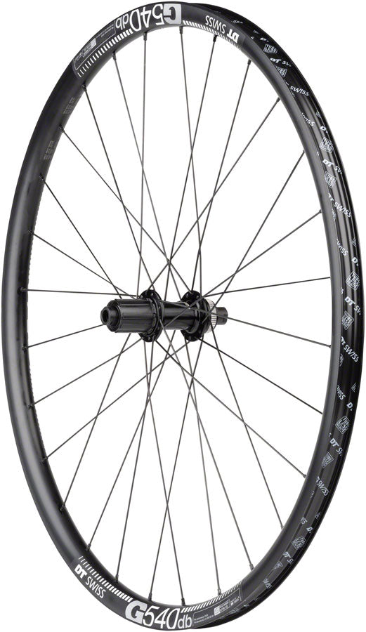 Quality Wheels Tiagra/G540 Rear Wheel - 700c, 12 x 142mm, Center-Lock, HG 11 MTN, Black, 28H