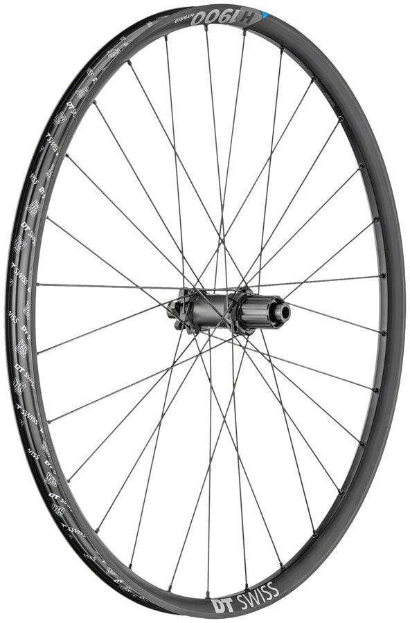 DT Swiss H 1900 Spline 30 Rear Wheel 27.5in 12x148mm DT 370 6-Bolt HG 11 Black