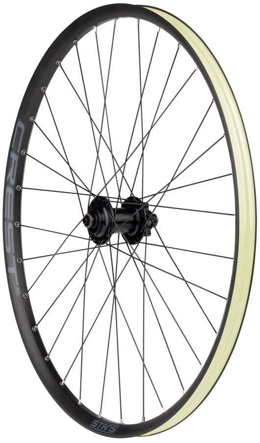 Stan's NoTubes Crest S2 Front Wheel 26in QRx100mm E-Sync 6-Bolt Black |XC MTB
