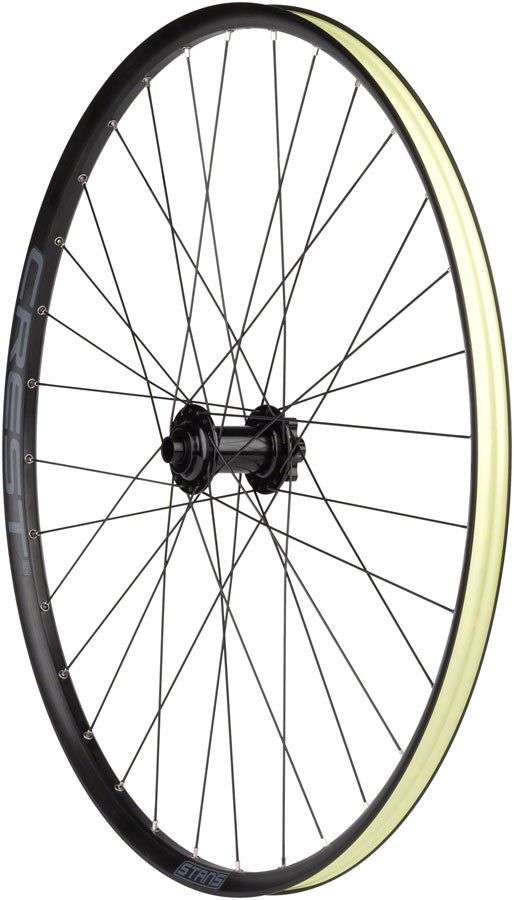 Stan's NoTubes Crest S2 Front Wheel 29in 15x110mm E-Sync 6-Bolt Black XC MTB