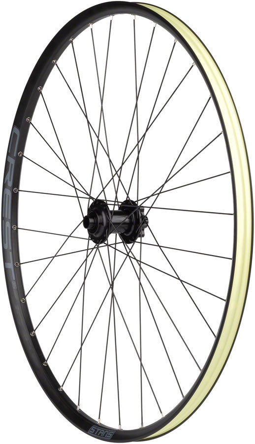 Stan's NoTubes Crest S2 Front Wheel 29in 15x100mm E-Sync 6-Bolt Black XC MTB