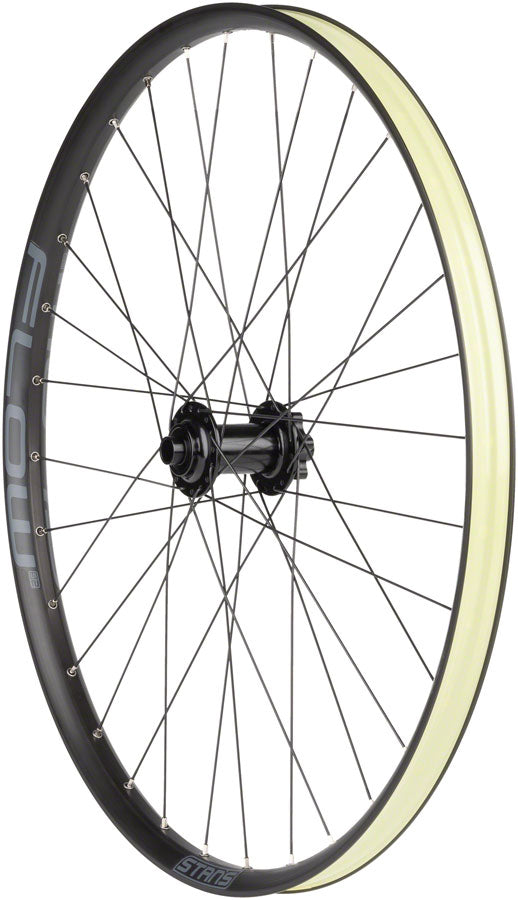 Stan's NoTubes Flow S2 Front Wheel 27.5in 12x110mm E-Sync Hub 6-Bolt Black|MTB