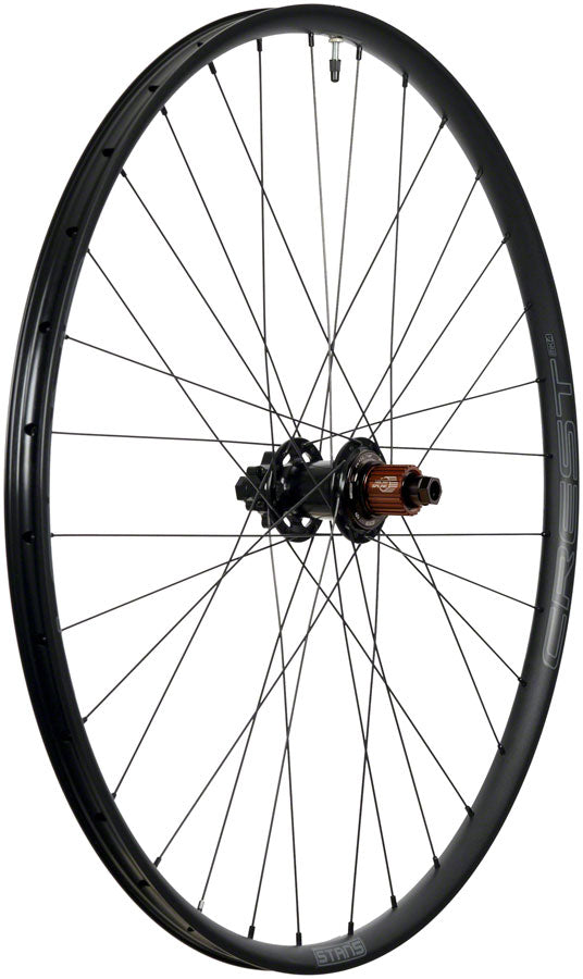 Stan's NoTubes Crest MK4 Rear Wheel 29in 12x148mm MicroSpline 6-Bolt Black |XC