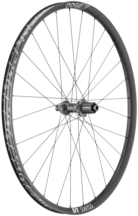 DT Swiss E 1900 Spline 30 Rear Wheel 27.5in 12x142mm Center Lock HG 11 MTN Blk